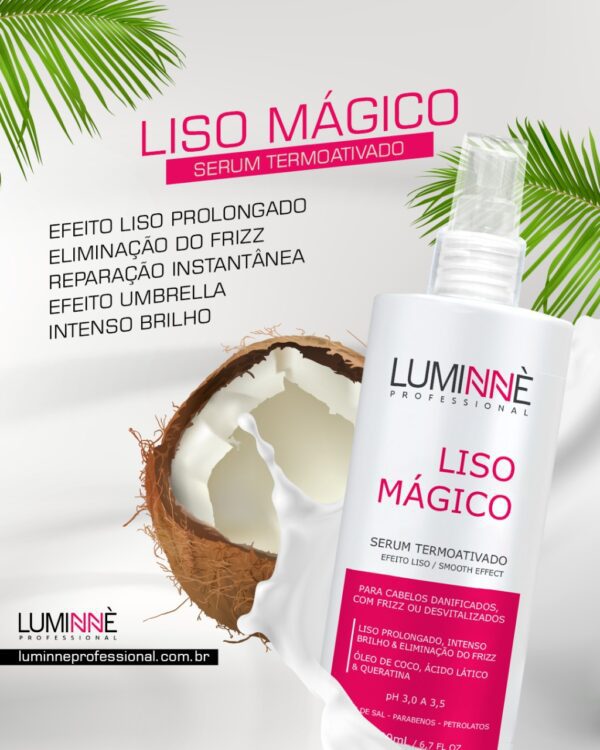 SERUM TERMOATIVADO LISO MÁGICO 200mL - LUMINNÈ PROFESSIONAL