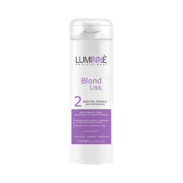 PROGRESSIVA BLOND LISS – REDUTOR TÉRMICO 200mL - LUMINNÈ PROFESSIONAL